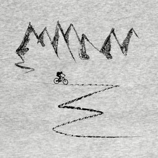 Cycling Mountain Bike Gift Cyclist Mountain Biker MTB T-Shirt